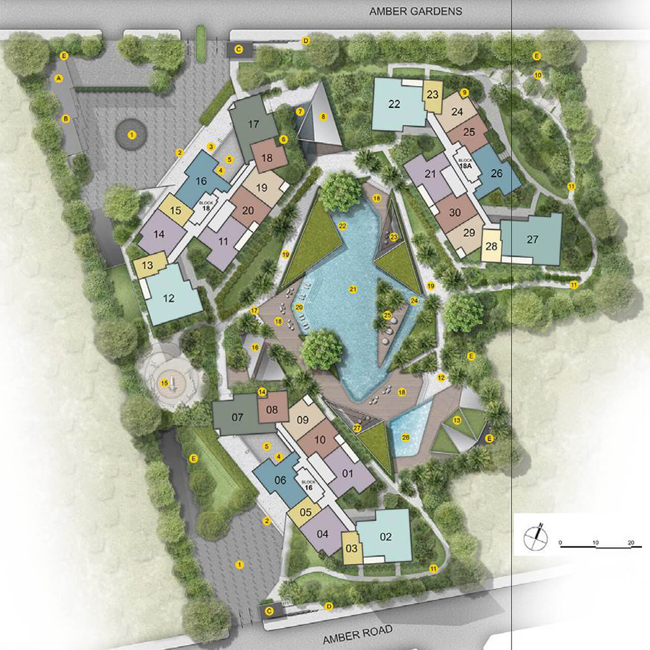 Amber Park Sitemap