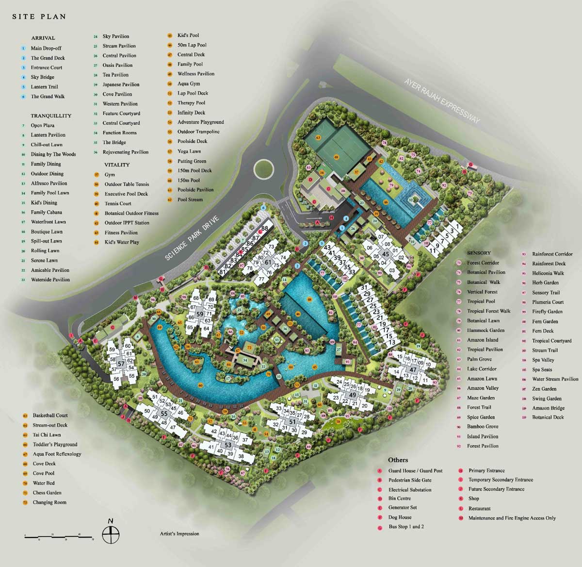 Normanton Park Site Plan