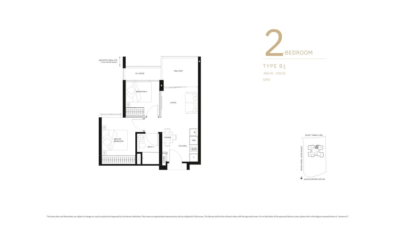 the linq beauty world floor plan 2 bedroom b1