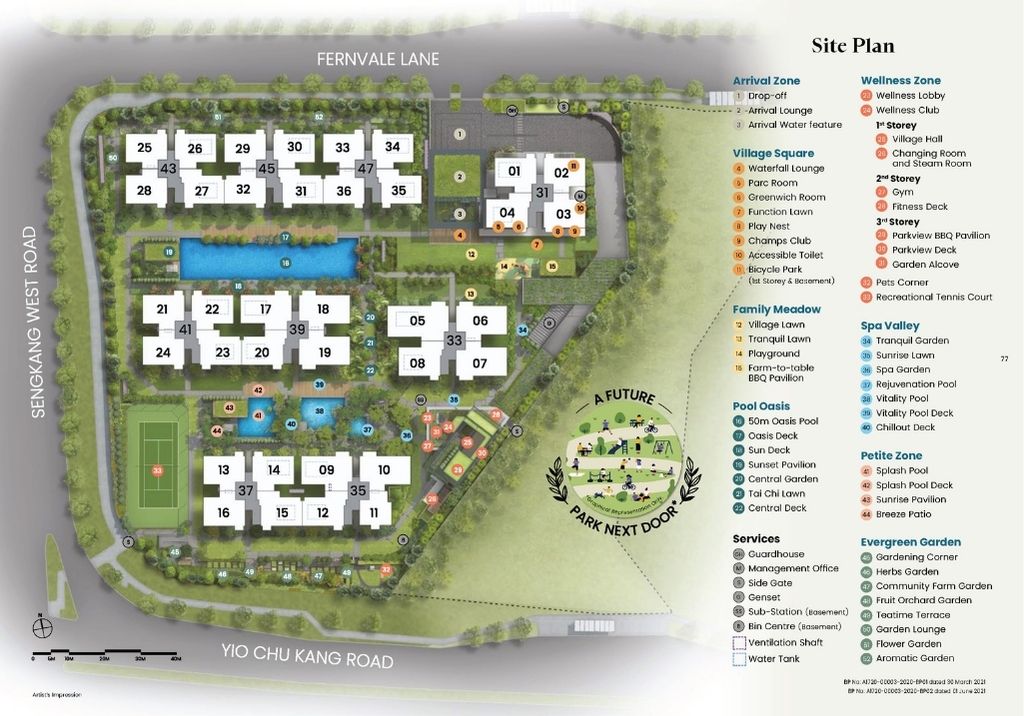 Parc Greenwich Site Plan